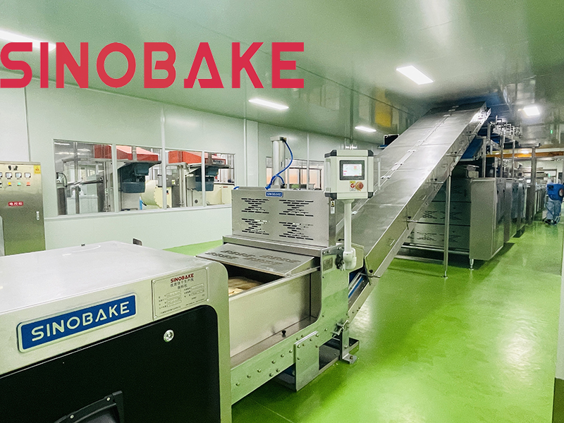 Full Automatic Knife Cut Cookie Production Line Cookie 