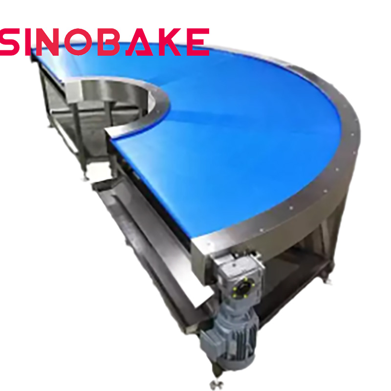 180 Degree Conveyor Cooling Conveyor for Biscuit Cookie Bakery Factory