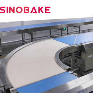 180 Degree Conveyor Cooling Conveyor for Biscuit Cookie Bakery Factory