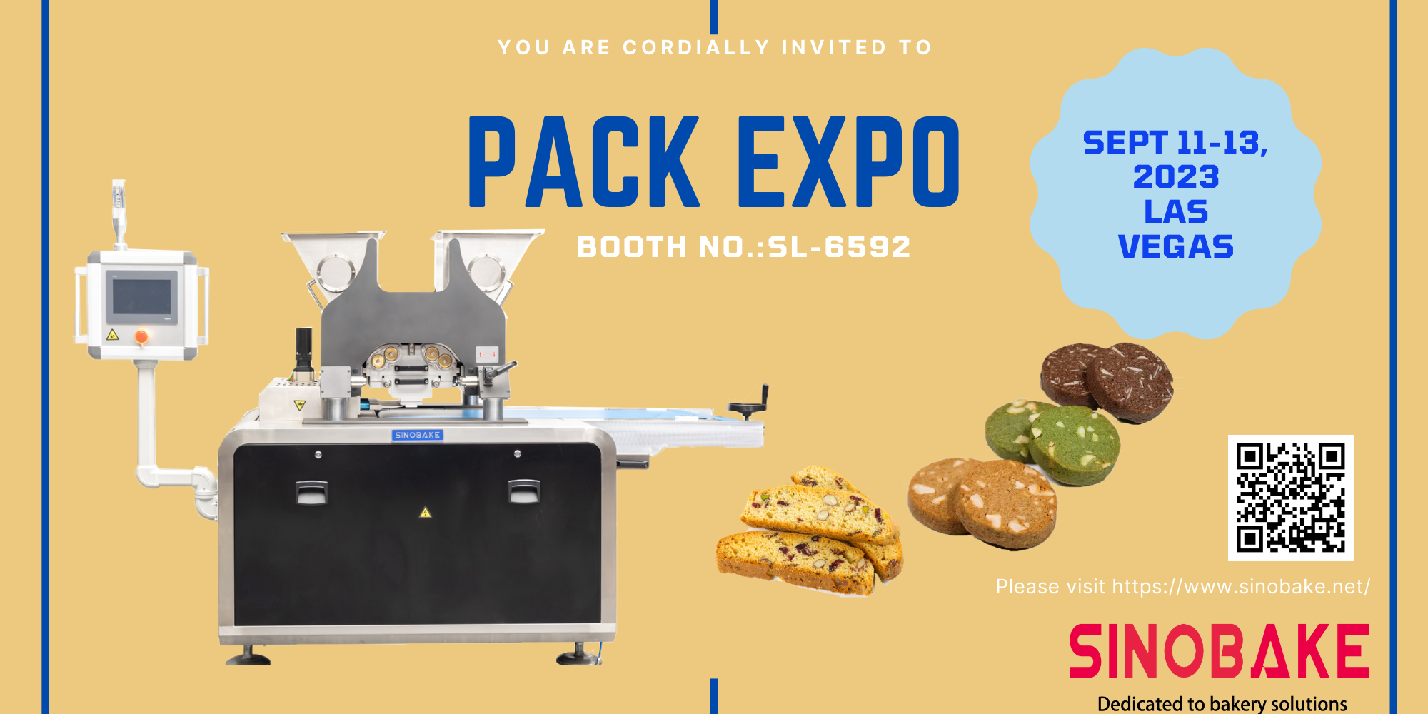 SINOBAKE Group's Participation in PACK EXPO Las Vegas 2023