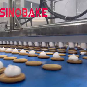Automatic Cookie Cappering Machine Sandwich Biscuit Maker