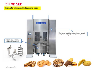 Fully Automatic Cookie Dough Mixer for Bakery