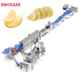 Fully Automatic Fried Potato Chips Processing Machine Chips Poduction Line