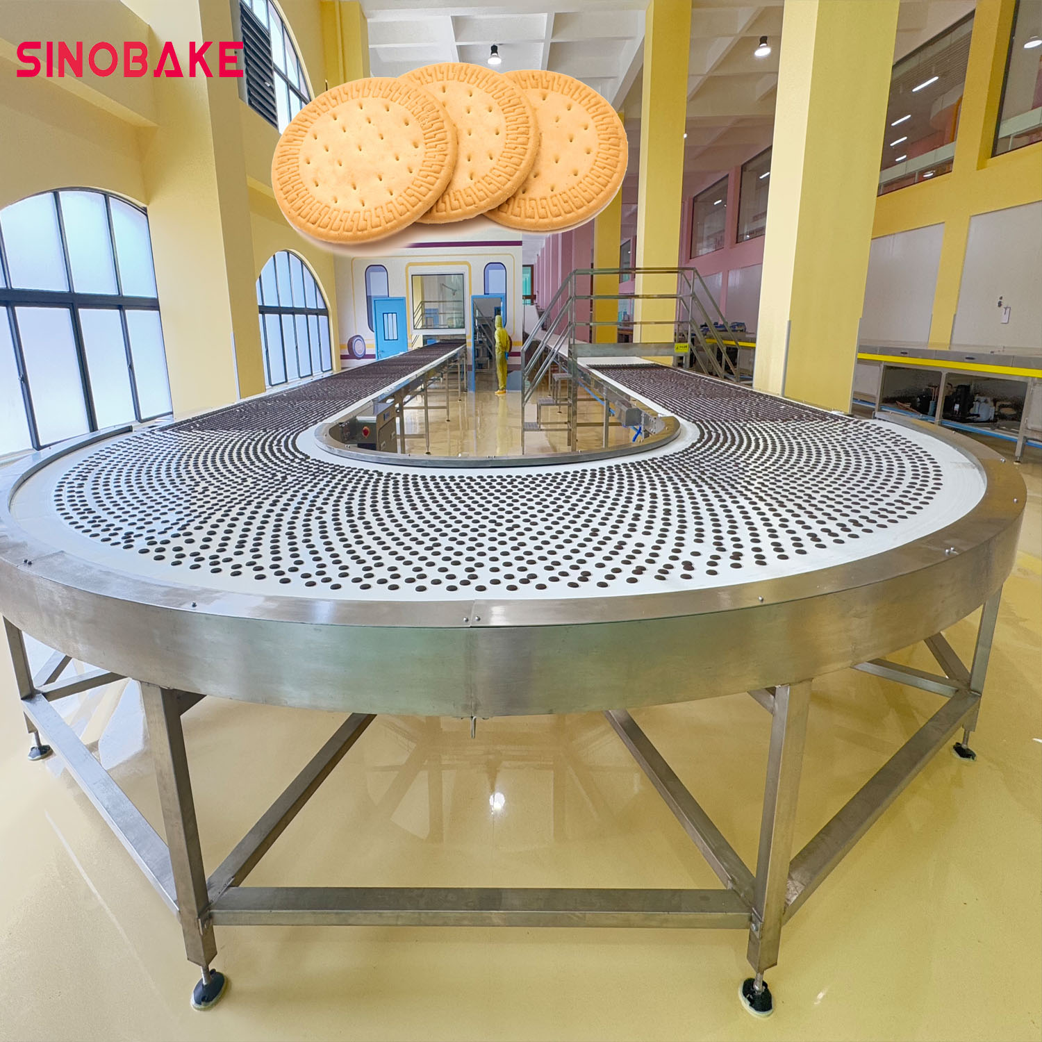Industrial Biscuit Making Machine Cookie Production Line Supplier in China