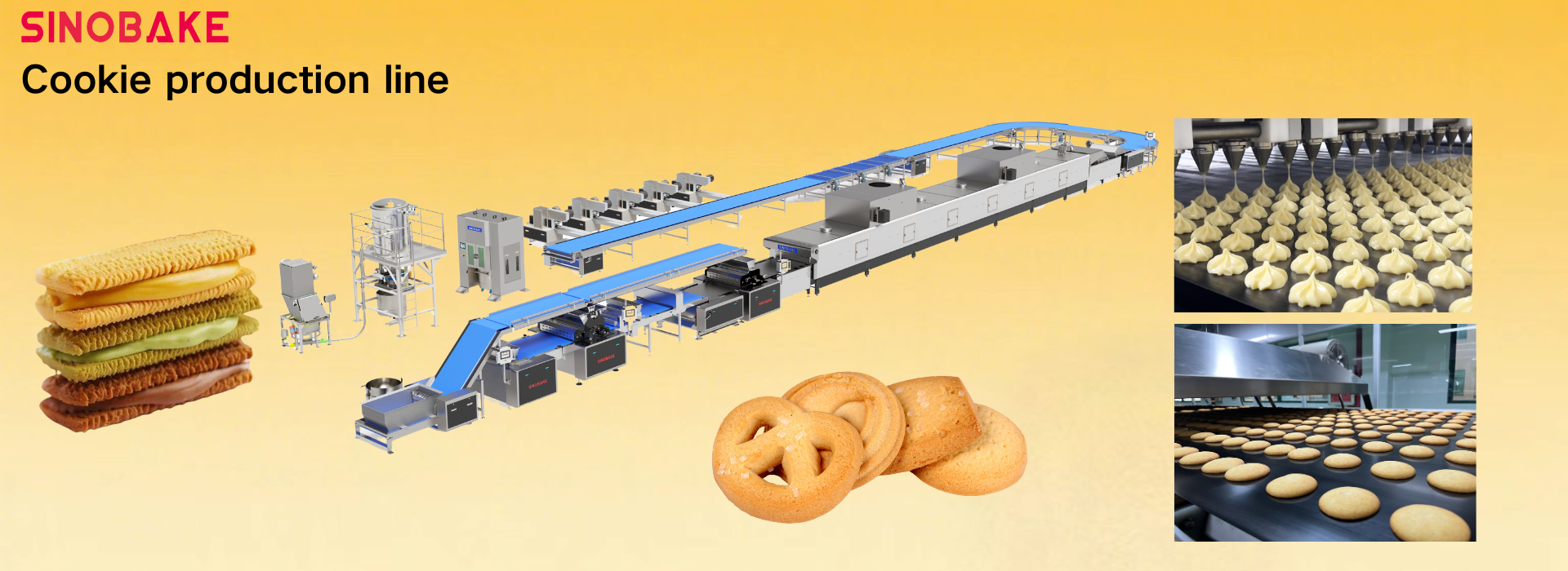 automatic biscuit production line