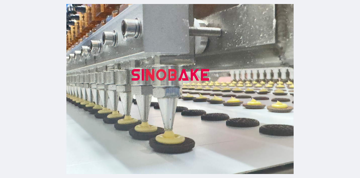 High-Capacity Cookie Capping Cream Filled Machine for Biscuit Cookie