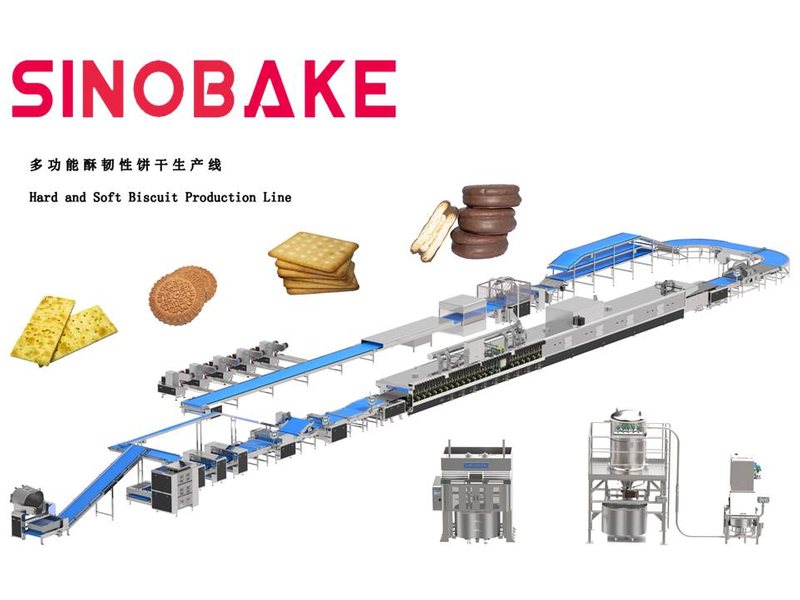 Hot Sale Hard And Soft Biscuit Production Line Biscuit Processing Machine