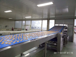SINOBAKE Automatic Speed Adjustment Cooling Machine For Sale