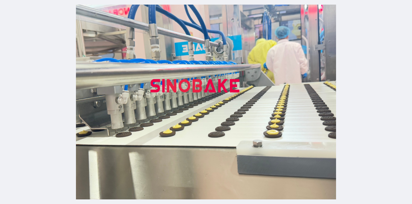 High-Capacity Cookie Capping Cream Filled Machine for Biscuit Cookie