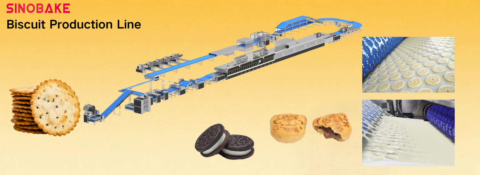 automatic biscuit production line