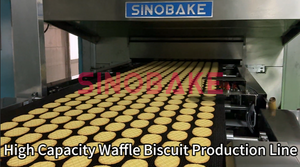 Industrial Waffle Biscuit Production Line 