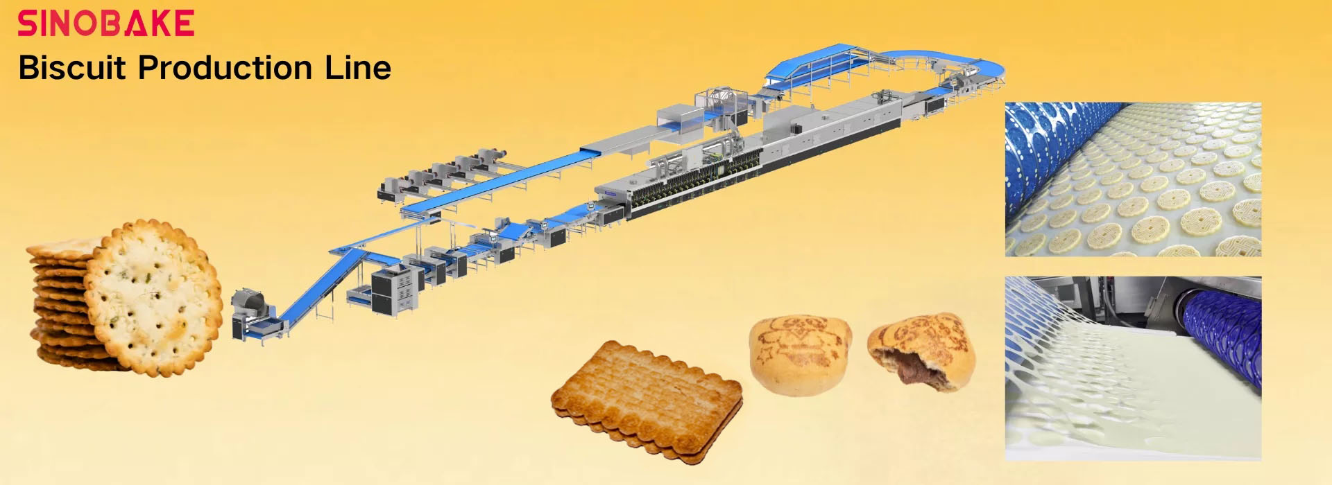 multifunction automatic biscuit production line